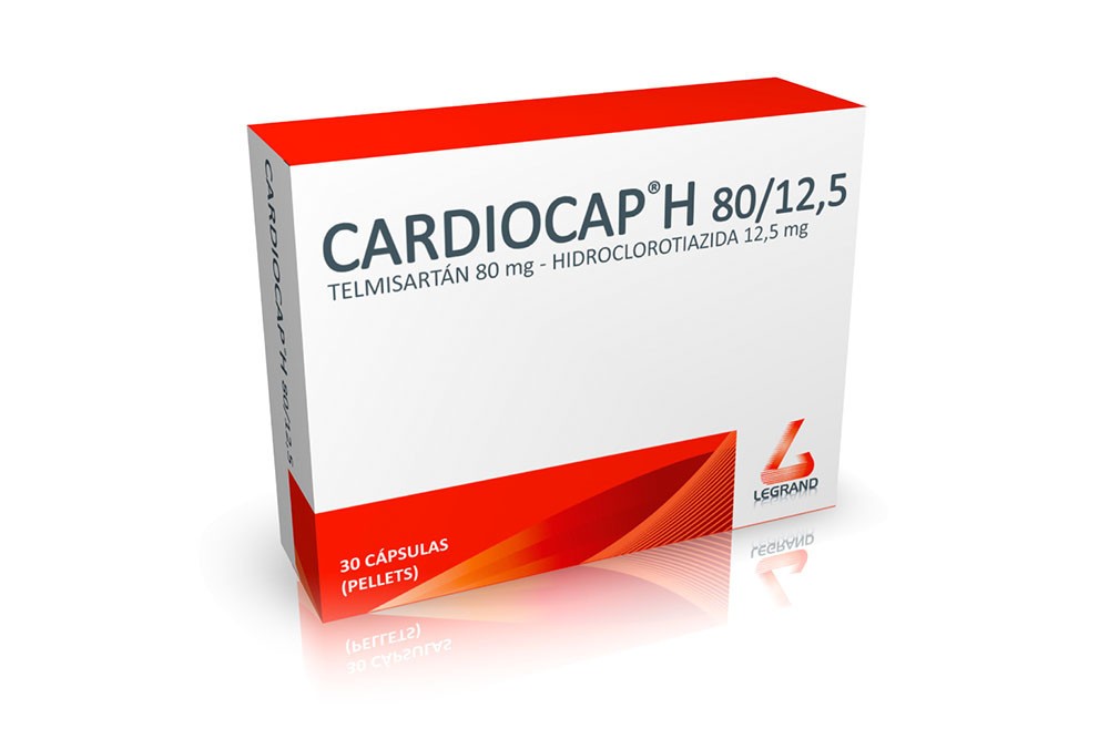 Cardiocap H 80 / 12.5 mg Caja Con 30 Capsulas Rx