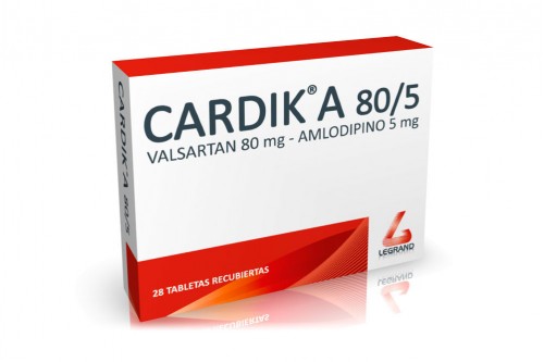Cardik A 80/5 En Caja Por 28 Tabletas Rx