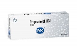 Propranolol Clorhidrato 40 Mg En Caja 30 Por Tabletas Rx