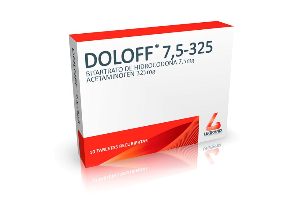 Doloff 7.5 / 325 mg Caja Con 10 Tabletas Recubiertas Rx