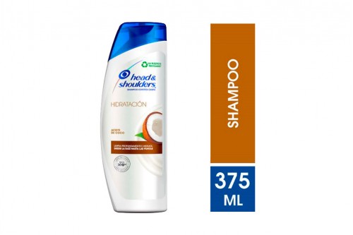 Shampoo Head & Shoulders Coconut Frasco Con 375 mL
