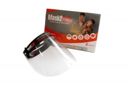 Careta de Proteccion Facial Mask2 Safe 34.5 cm X 22.5 cm Adulto Empaque Por Unidad