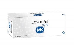 Losartan Mk 100 mg Caja Con 30 Tabletas Rx