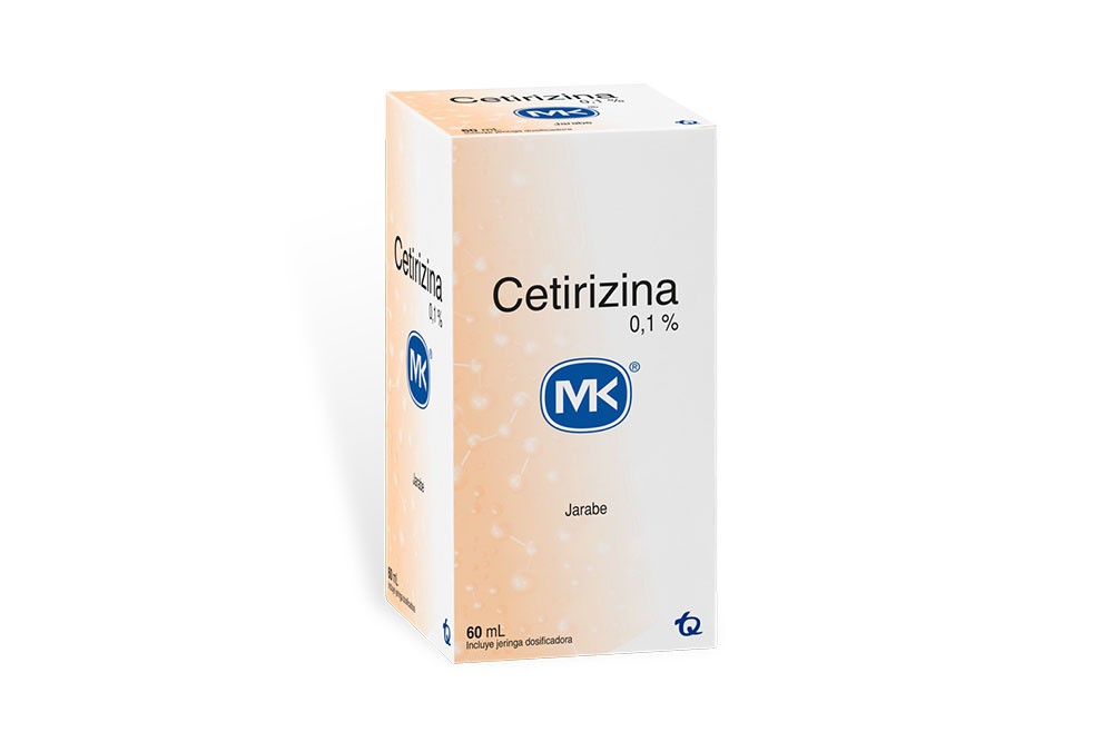 Cetirizina Mk 1G Oral En Frasco Por 60 Ml