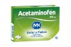 Acetaminofén Mk 500 Mg Caja Con 16 Tabletas Cubiertas