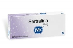 Sertralina 50 mg MK Caja Con 30 Tabletas Recubiertas
