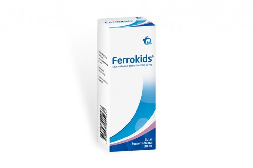 Ferrokids Suspensión Oral 30 Mg Frasco Con 30 mL Rx