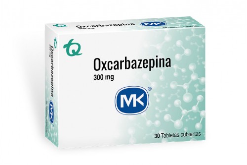 Oxcarbazepina MK 300mg Caja Con 30 Tabletas