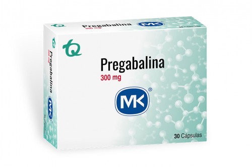 Pregabalina 300 mg Mk Caja Con 30 Tabletas Rx Rx1
