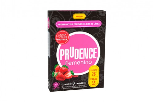Oferta Preservativos Prudence Femenino Fc2 Caja De 3 Unidades Pague 2x3