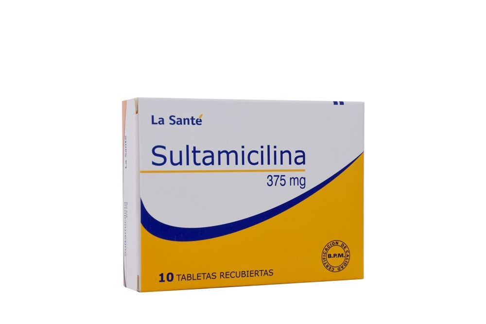 Sultamicilina La Santé 375 Mg Oral En Caja Por 10 Unidades