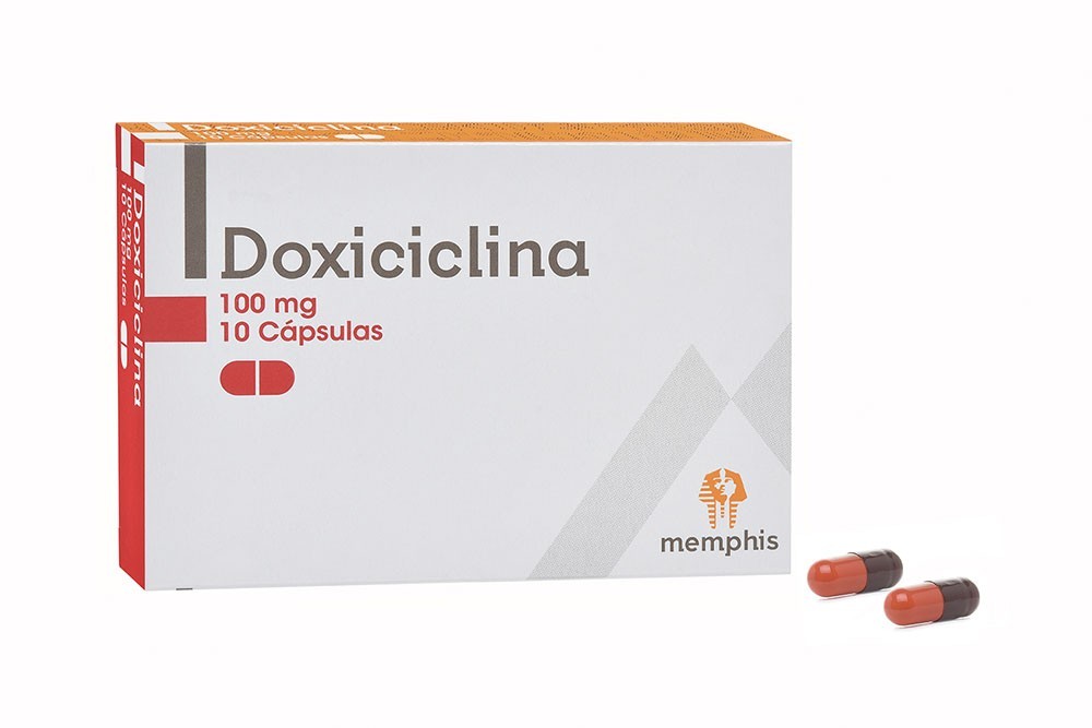 Doxiciclina Memphis 100Mg Oral Caja De 10 Cápsulas Rx Rx2