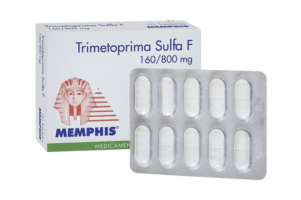 Trimetoprima Sulfa F Memphis 800/160Mg Oral Caja Con 20 Tabletas Recubiertas