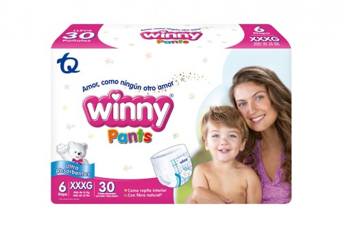 Pañales Winny Pants Etapa 6 Empaque Con 30 Unds