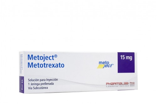 Metoject 15 Mg/0.3 Ml Solución Inyectable Caja Con Jeringa Prellenada Rx Rx1 Rx4