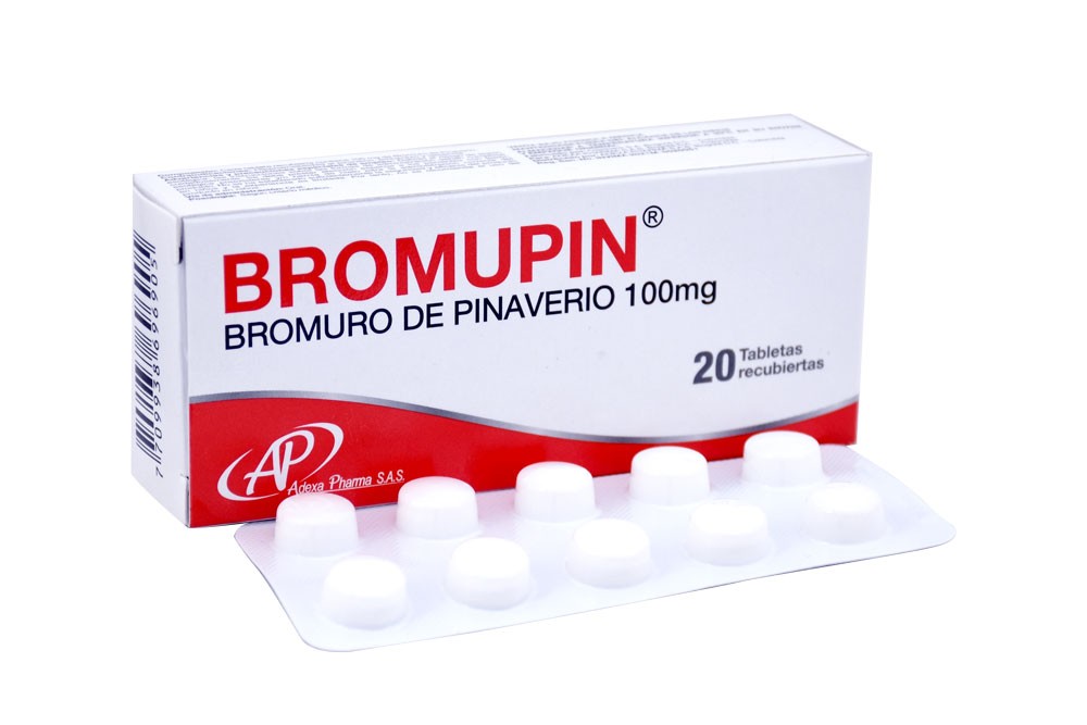 Bromupin 100 mg Caja x 20 Tabletas Recubiertas