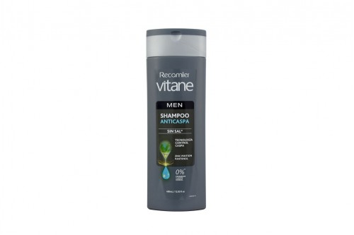 Shampoo Vitane Men Accion Anticaspa Frasco Con 400 mL