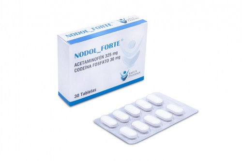 Nodol Forte 325/30 mg Caja Con 30 Tabletas Rx4