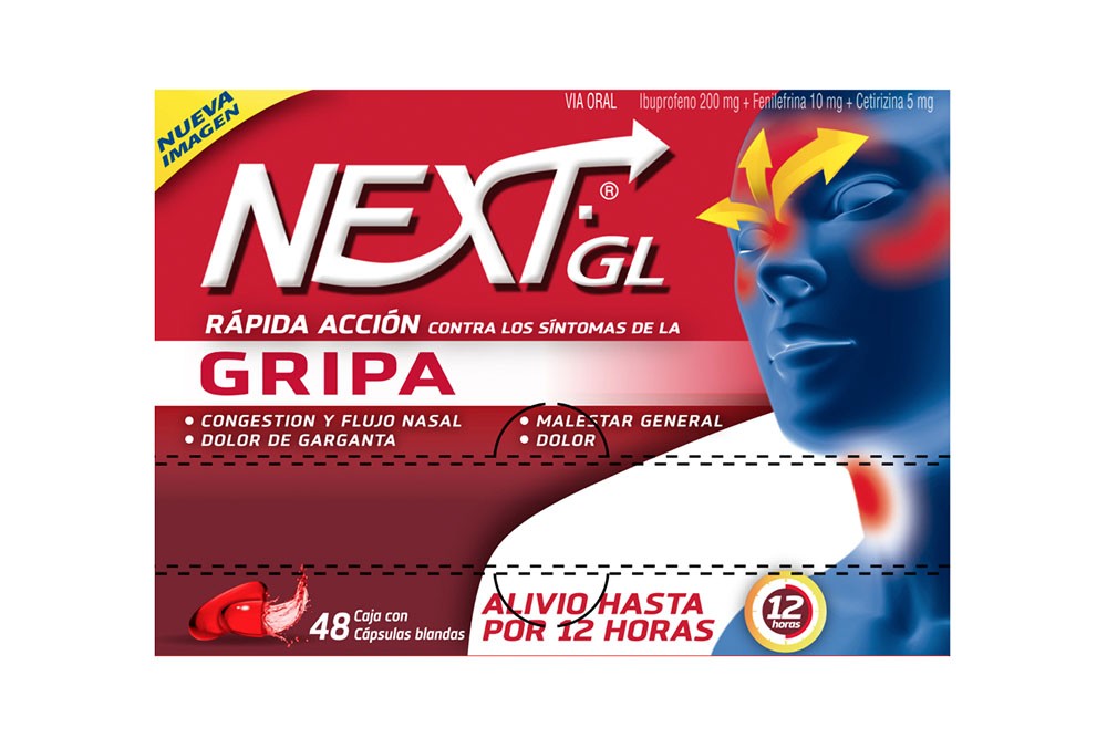 Next Ibuprofeno Gripa 48 Capsulas