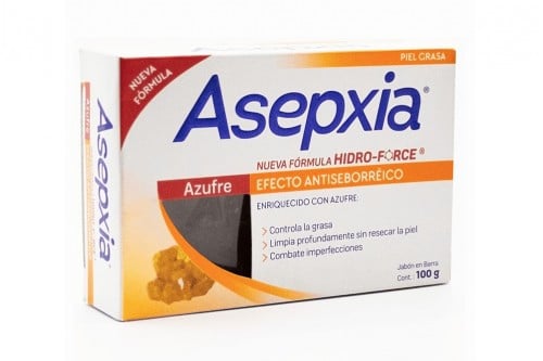 Asepxia Jabon Facial Antiacne Azufre 100 G
