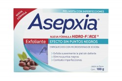 Asepxia Jabon Facial Antiacne Exfoliante 100 G