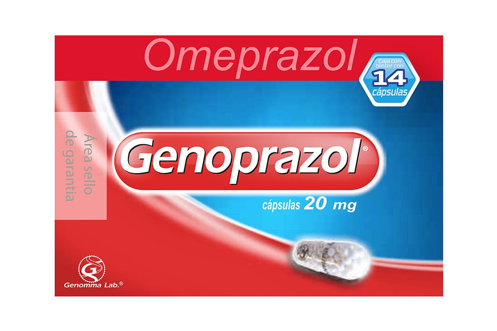 Genoprazol 20 Mg Caja Con 14 Cápsulas Rx1