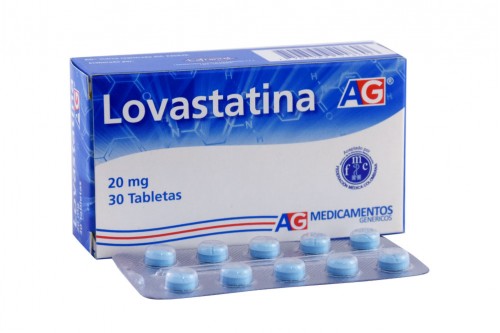 LoVAStatina 20 Mg Caja De 30 Tabletas Rx