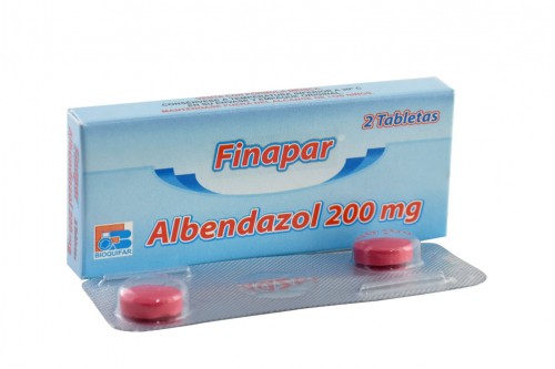 Finapar 200 mg Caja Con 2 Tabletas Rx