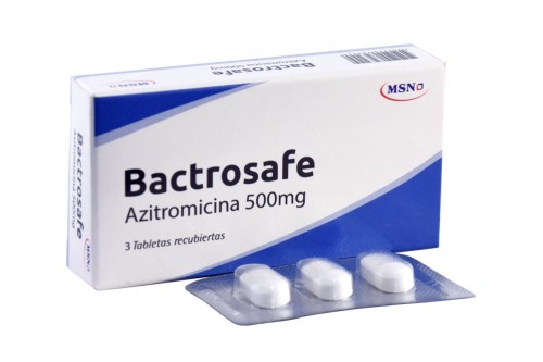 Bactrosafe 500 Mg Caja Con 3 Tab. Recubiertas