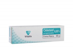 Clobetasol Propionato 0.05% Crema Tópica Caja Con Tubo Con 40 g Rx Rx2