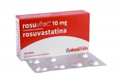 Rosuvitae 10 mg Caja Con 28 Comprimidos Recubiertos Rx4 Rx