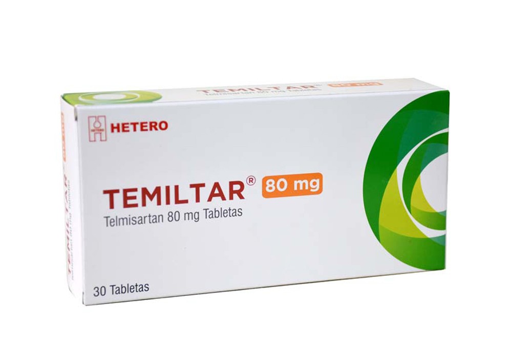 Temiltar 80 mg Caja Con 30 Tabletas