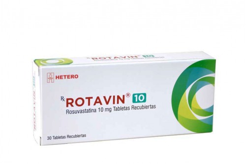 Rotavin 10 mg Caja Con 30 Tabletas Rx Rx4