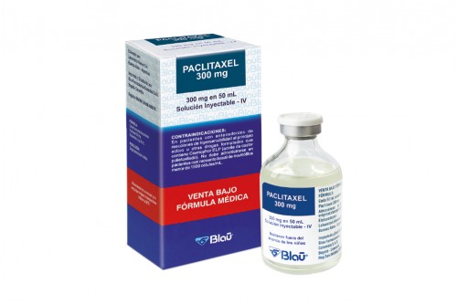 PACLItaxel 300 mg/ 50 mL Caja Con Frasco Con 50 mL Rx Rx1 Rx4