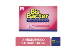Bisbacter 262 mg Caja Con 20 Tabletas Masticables