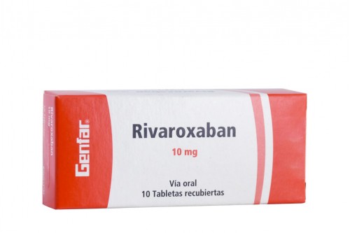 Rivaroxaban 10 Mg Caja Con 10 Tab. Rx Rx1