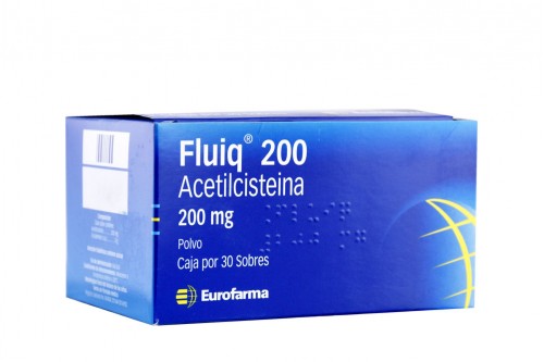 Fluiq 200 mg Caja Con 30 Sobres
