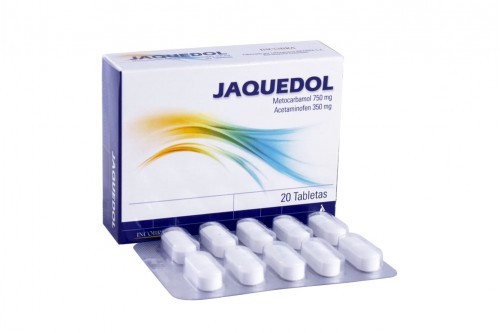 Jaquedol 350/750 mg Caja Con 20 Tabletas Rx4