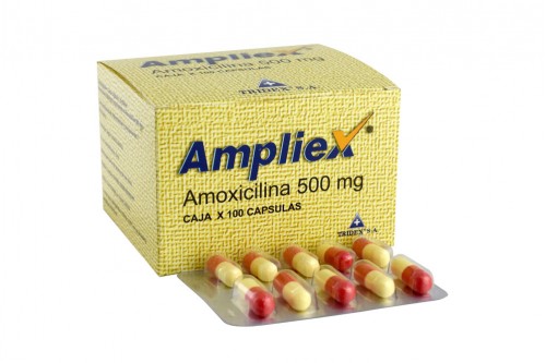 Ampliex 500 mg Caja Con 100 Cápsulas