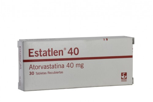 Estatlen 40 mg Caja Con 30 Tabletas Rx Rx4