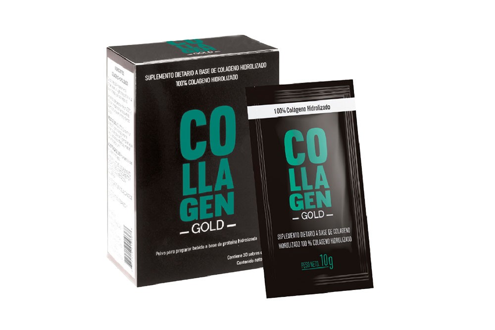Collagen Gold Colageno Hidrolizado Caj 30 Sobres