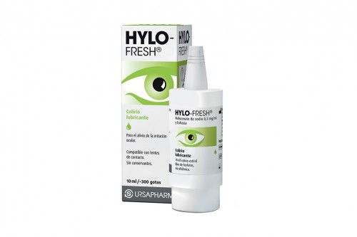Hylo-Fresh (Hialuronato De Sodio 0,3Mg/1Ml) Sol - Intraocular Con Eufrasia Frasco 10 Ml