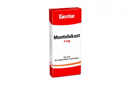 Montelukast 4 Mg Caja 30 Tabletas Genf - ID REUSAR