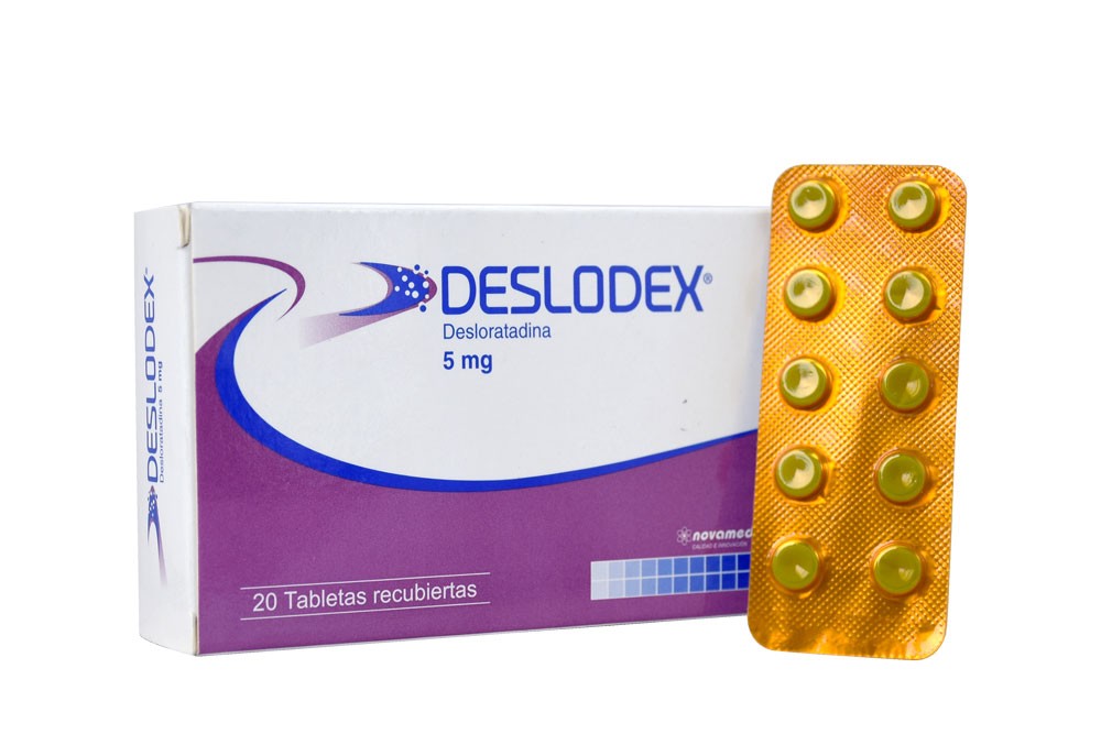 Deslodex 5 Mg Caja Con 20 Tabletas