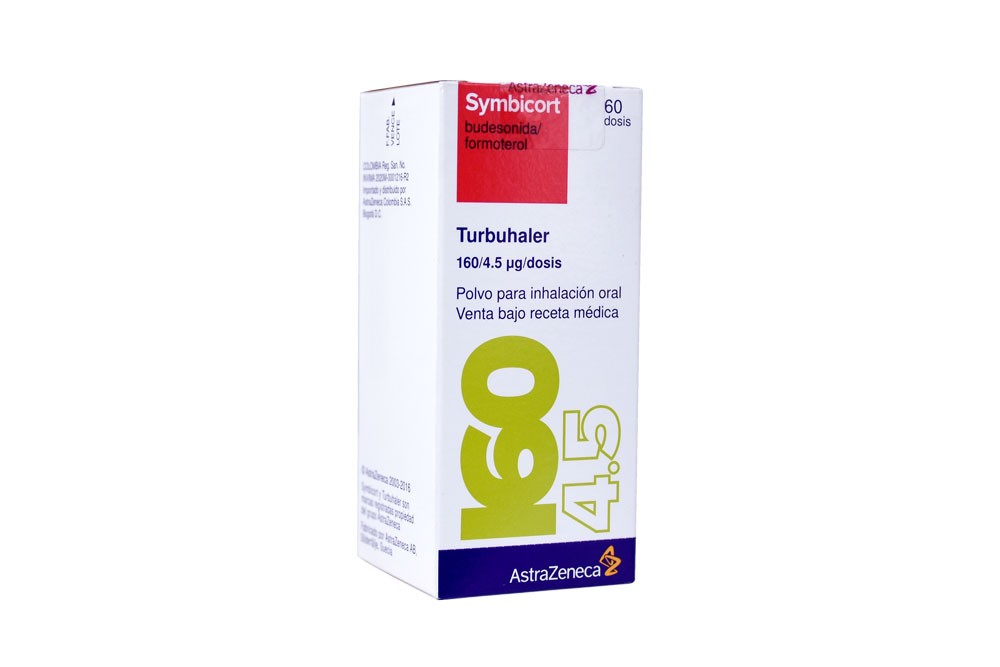 Symbicort Turbohaler 160-4,5 Mcg Inhalatoria Frasco Con 60 Dosis Rx1