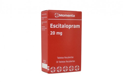 Escitalopram 20 Mg Eurofarma Caja De 30 Tabletas Rx
