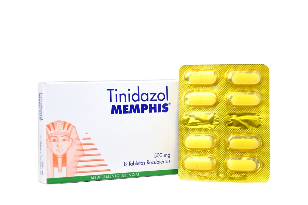 Tinidazol 500 Mg En Caja Por 8 Tabletas Rx Rx2