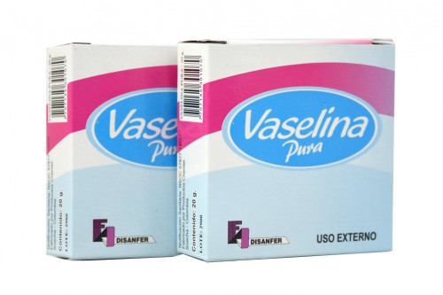 Vaselina Pura Caja Con Frasco Con 20 g X2