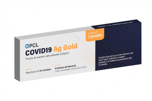 Prueba Autotest PCL Covid-19 Ag Gold Caja Con 1 Kit