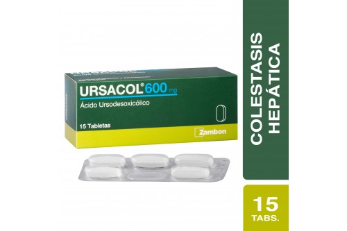 Ursacol 600 Mg Caja Con 15 Tabletas Rx Rx4